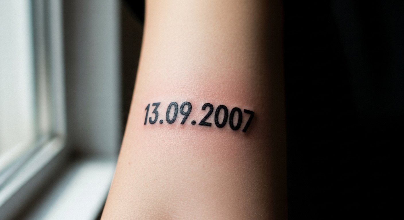 21 Minimalist Angel Number Tattoo Concept That Feels Deep